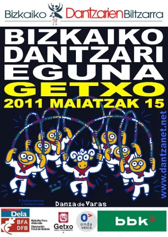 Bizkaiko dantzari eguna 2011 GETXO Kartela